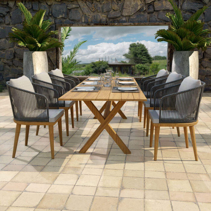 Dunsmore 6 Seater Luxury Garden Dining Set
