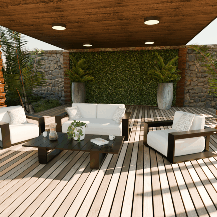 Bardwell Luxury 4 Seater Garden Sofa Set