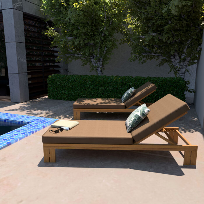 Bedgebury Luxury Teak Sun Lounger