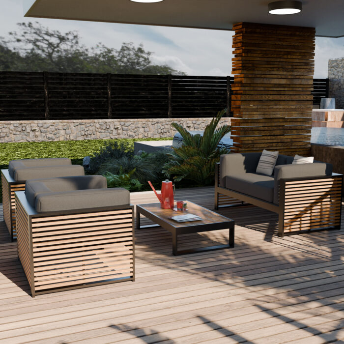 Cowley Luxury 4 Seater Garden Sofa Set