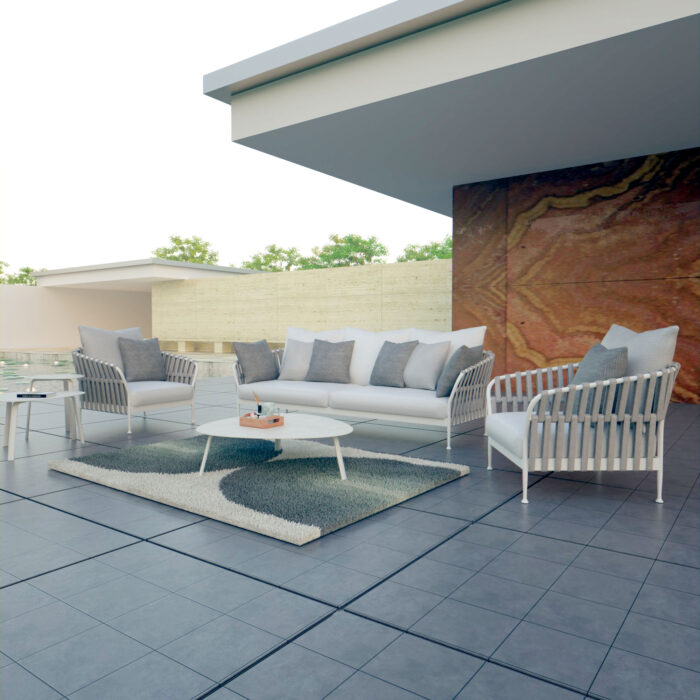 Hunsdon Luxury 5 Seaters Garden Sofa Set