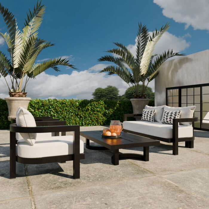Ridgefield Luxury 4 Seater Garden Sofa Set
