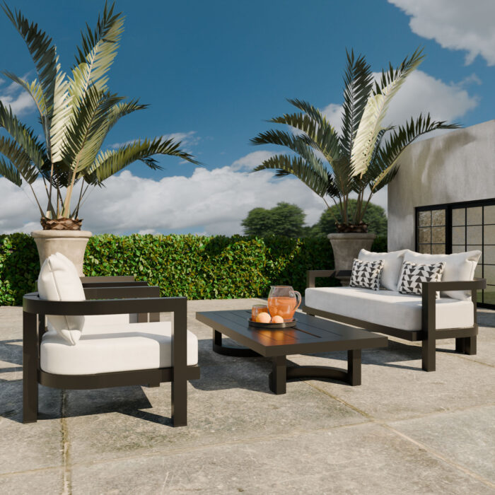 Ridgefield Luxury 4 Seater Garden Sofa Set