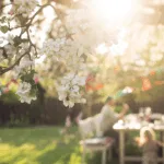 Garden in spring