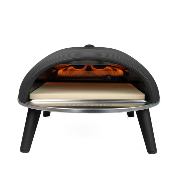 Delivita - Diavolo Gas-Fired Oven - Black