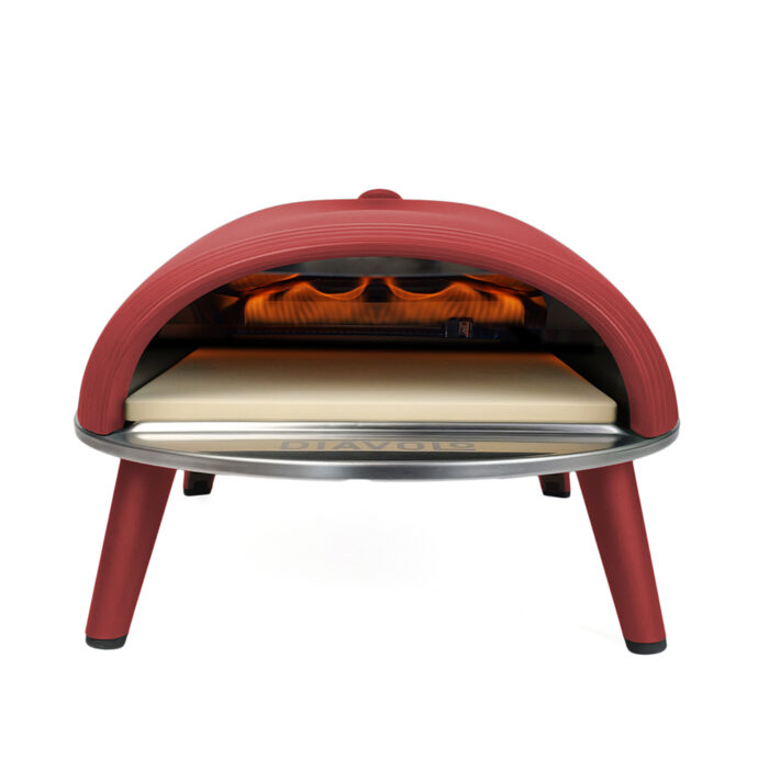 Delivita - Diavolo Gas-Fired Oven - Red