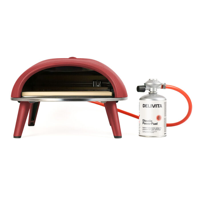 Delivita - Diavolo Gas-Fired Oven - Red - Image 10