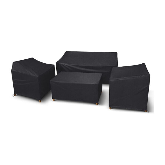 Broadwell Teak Lounge Set (Furniture Covers)