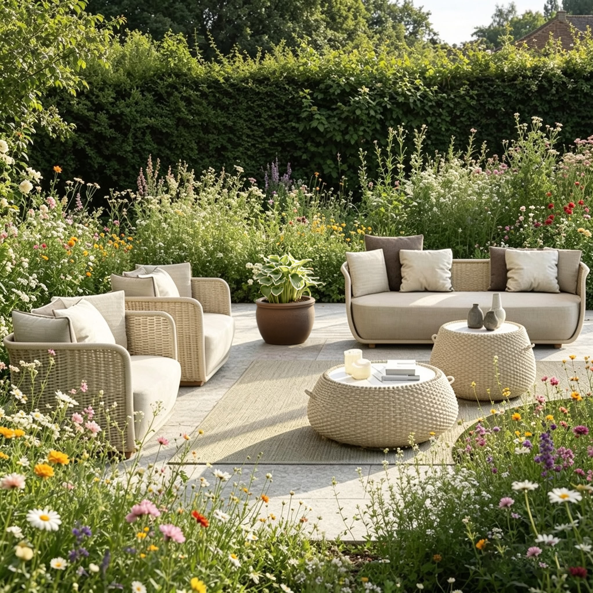 Witney Luxury 5 Seater Garden Sofa Set