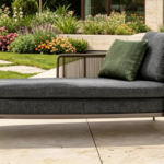 Allam Rattan Chaise Sun Lounger
