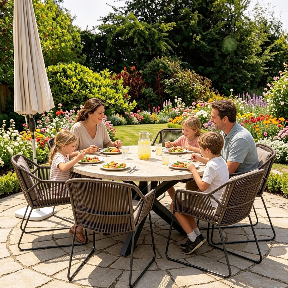 Cherwell 6 Seater Garden Dining Set