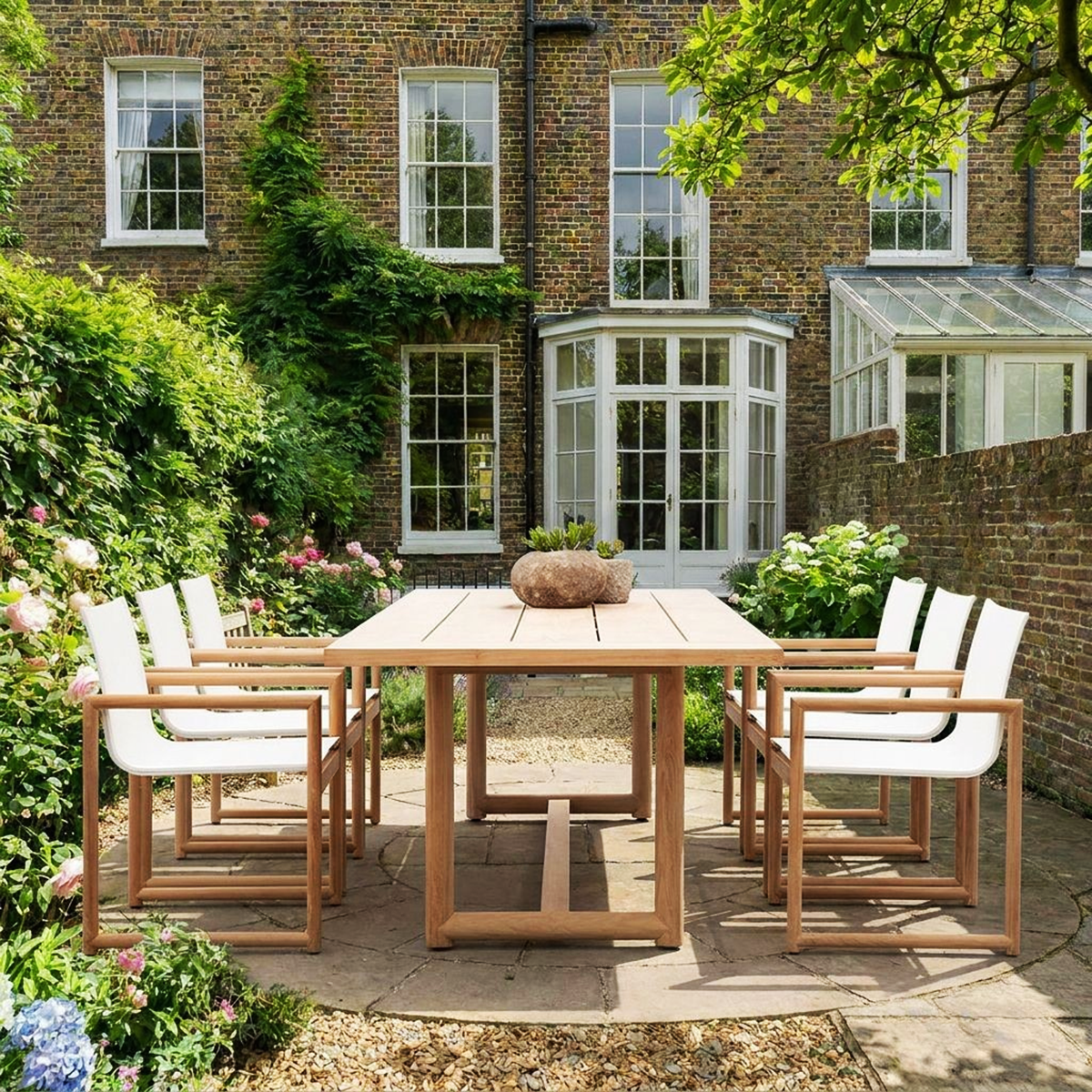 Middleton 6 Seater Teak Wood Garden Dining Set